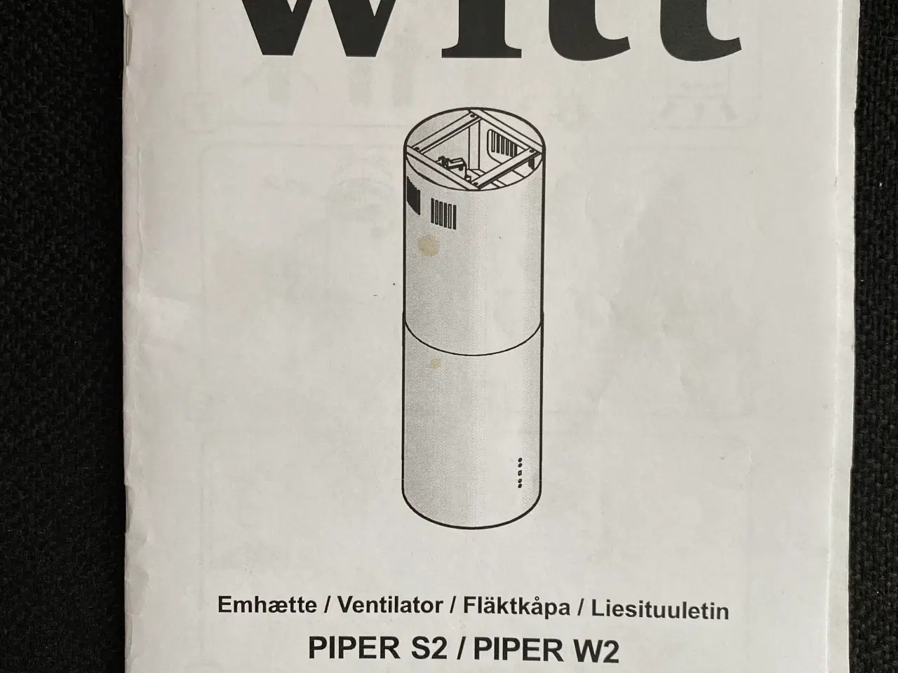 Billede 1 - Emhætte Witt Piper W2