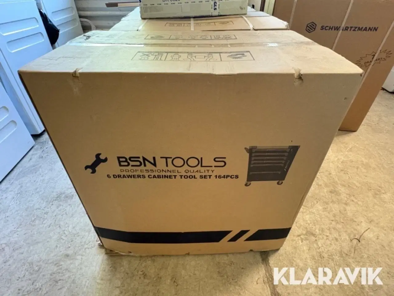 Billede 4 - Værktøjsskab BSN Tools 164 styks værktøj