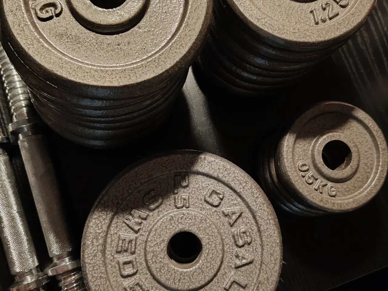 Billede 10 - Træningsbænk + Håndvægte