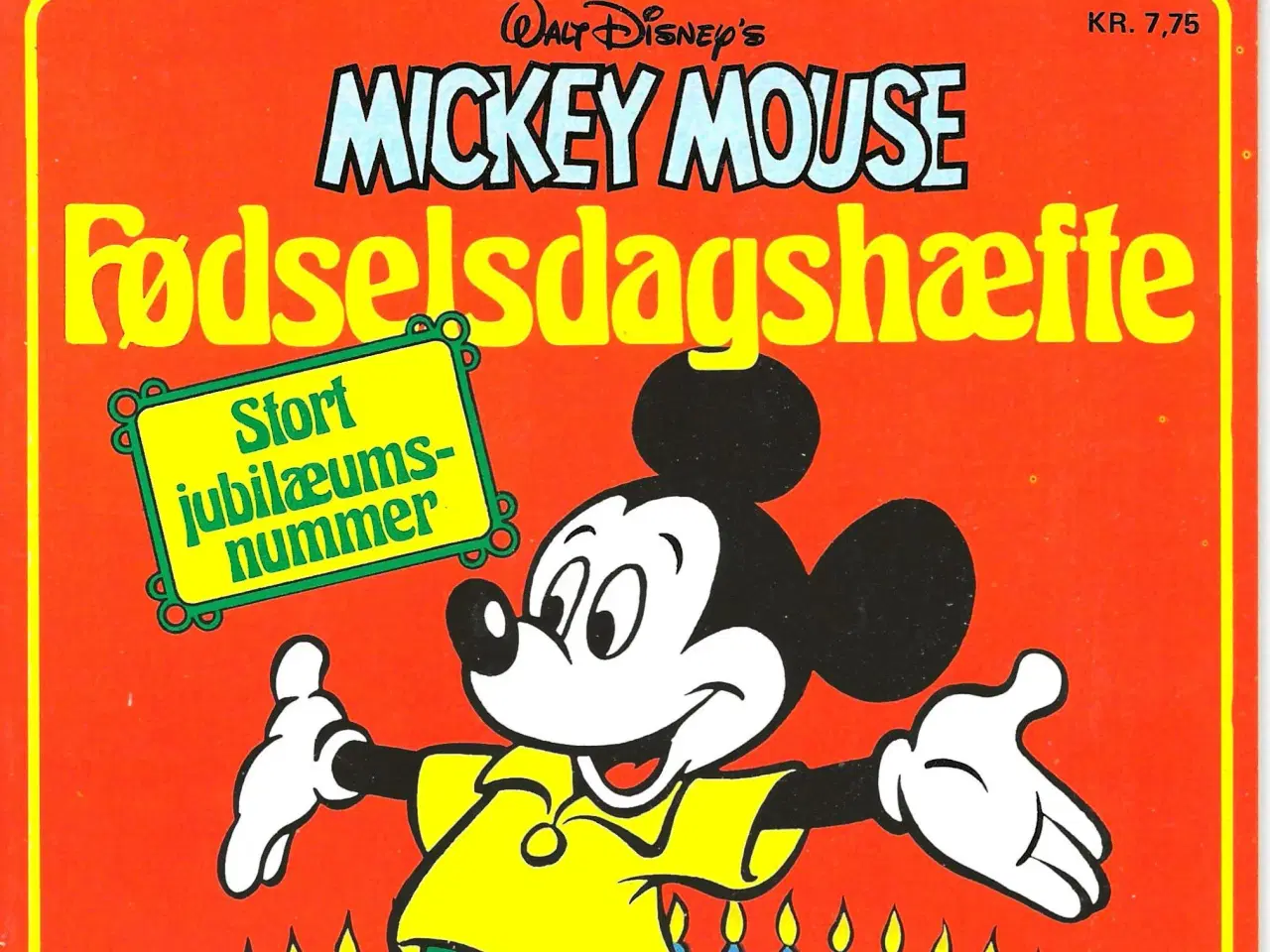Billede 1 - Mickey Mouse, Fødselsdagshæfte 1979