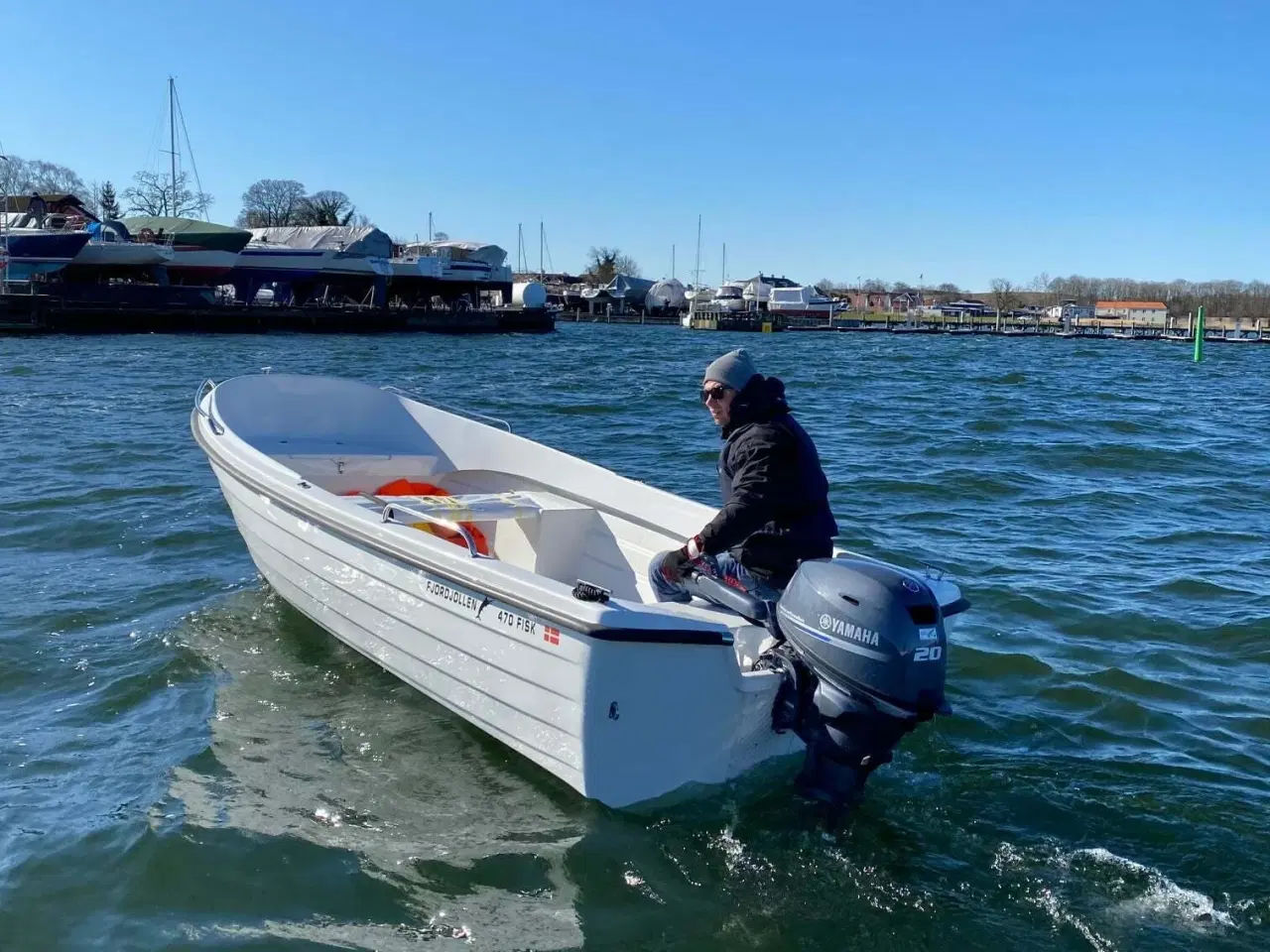 Billede 3 - Fjordjollen 470 Fisk med trailer og motor