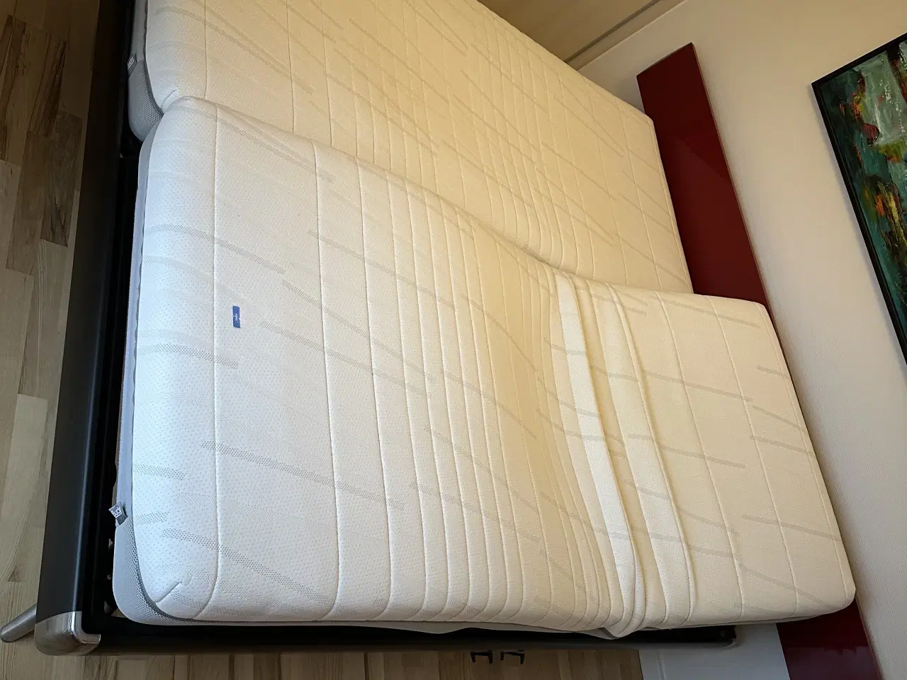 Billede 3 - Meget pæn og velholdt Auping elevation seng m/gavl