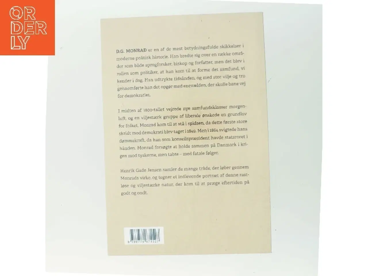 Billede 3 - Monrad : vilje, tidsånd og tro : en biografi af Henrik Gade Jensen (Bog)