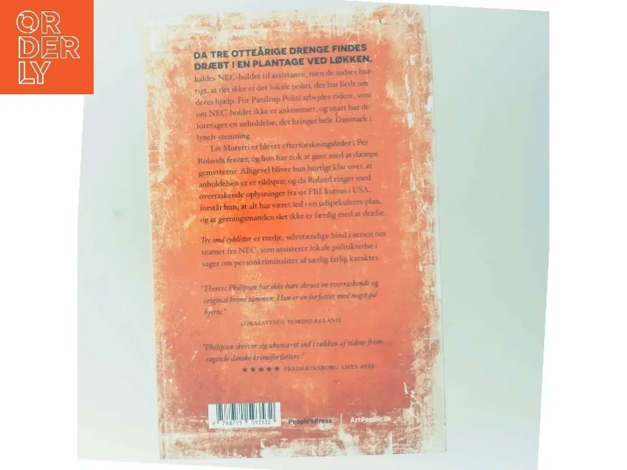 Billede 3 - Tre små cyklister : krimi af Therese Philipsen (Bog)