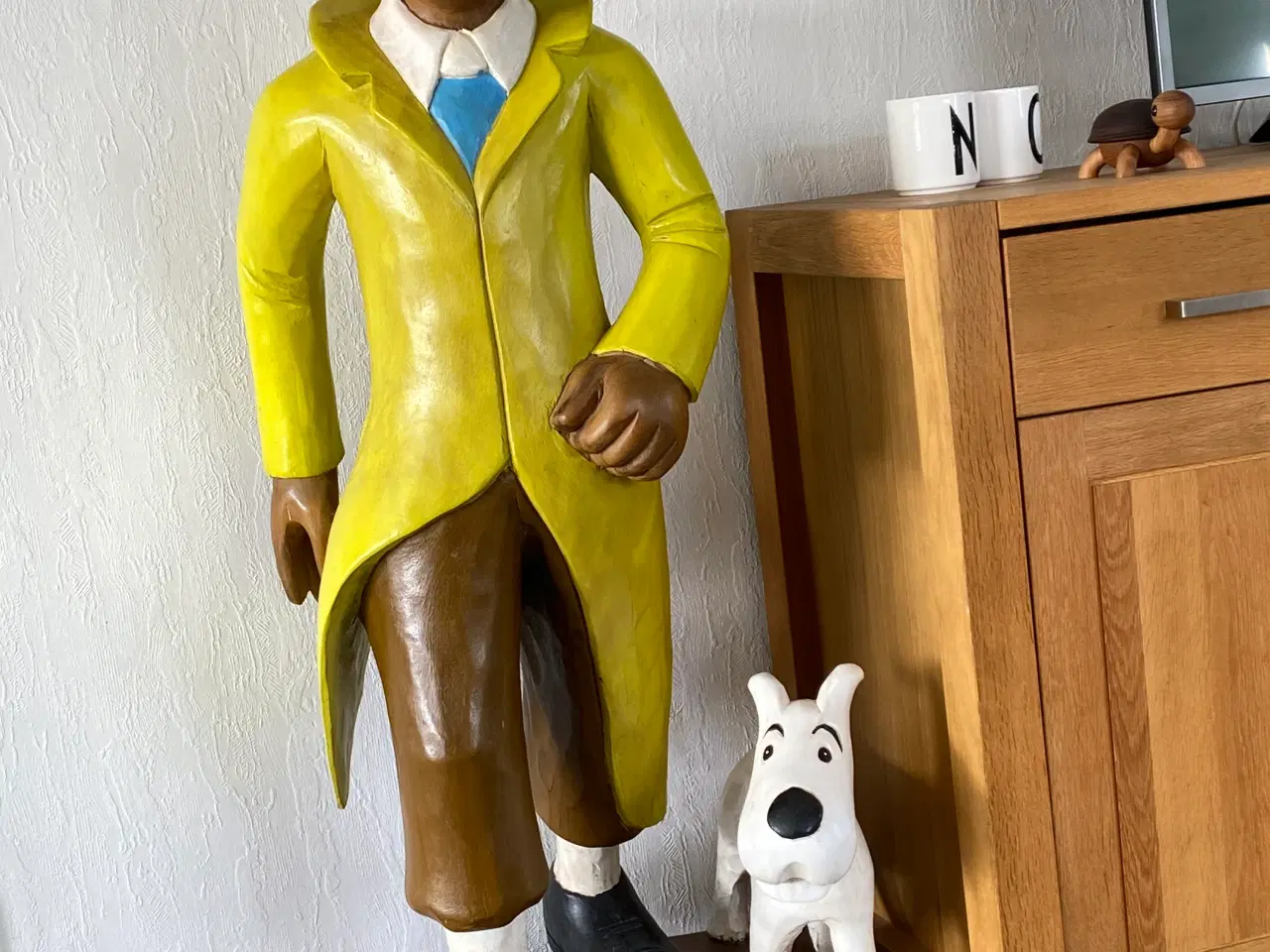 Billede 2 - Stor Tintin træfigur