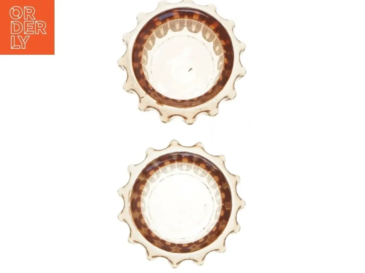 Billede 4 - Karamel-farvede lysestager fra Morsø (str. Ø 7 cm)