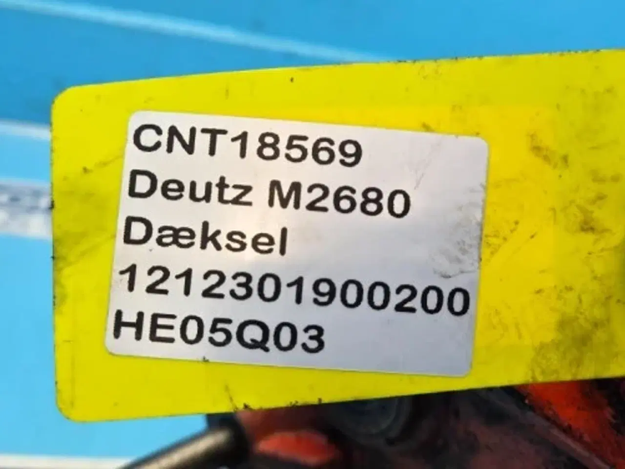 Billede 12 - Deutz M2680 Dæksel 1212301900200