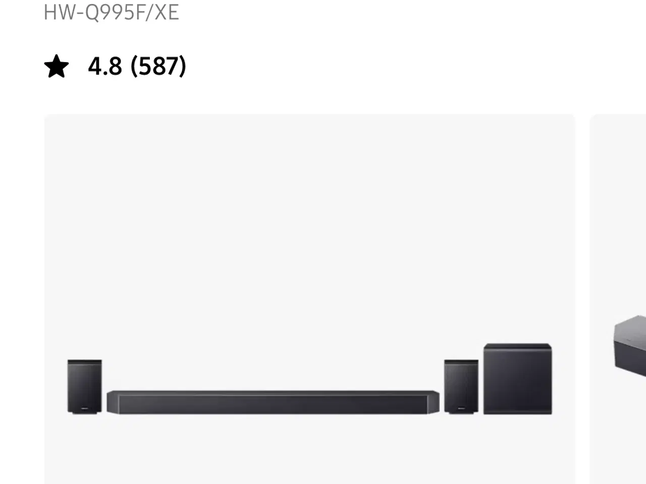 Billede 1 - Sindssyg Samsung soundbar
