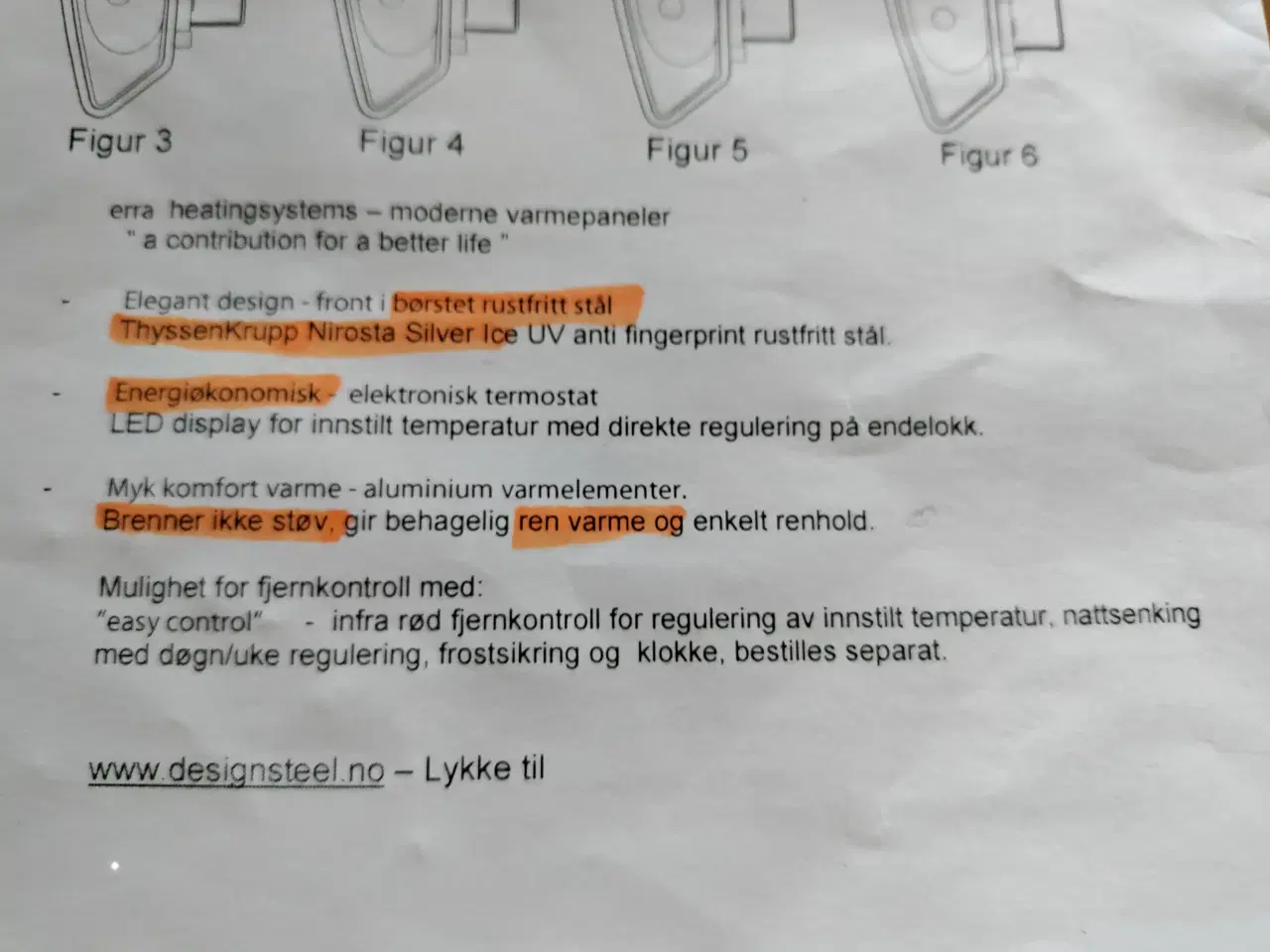 Billede 4 - Design El- Radiatorer, allergivenlige 