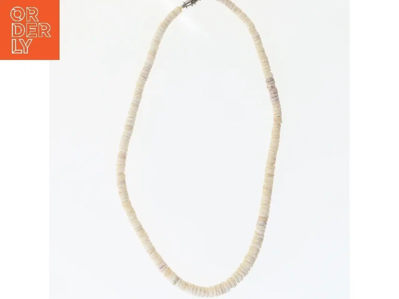 Billede 1 - Halskæde med hvide skaller (str. 40 cm)