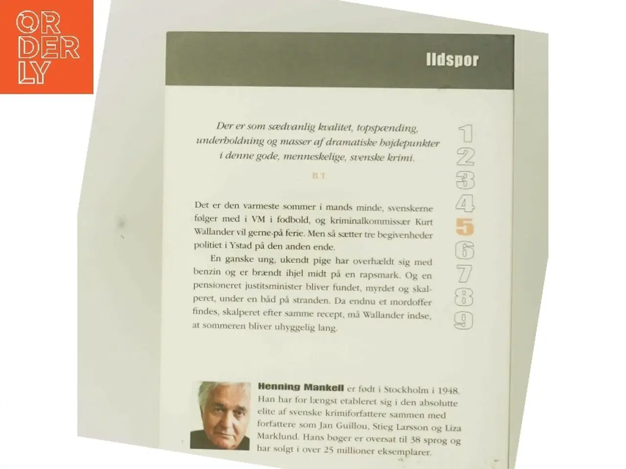 Billede 3 - Ildspor af Henning Mankell