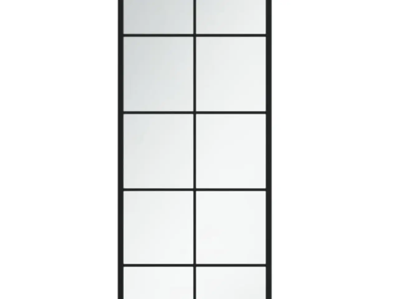 Billede 2 - Vægspejl 100x40 cm metal sort