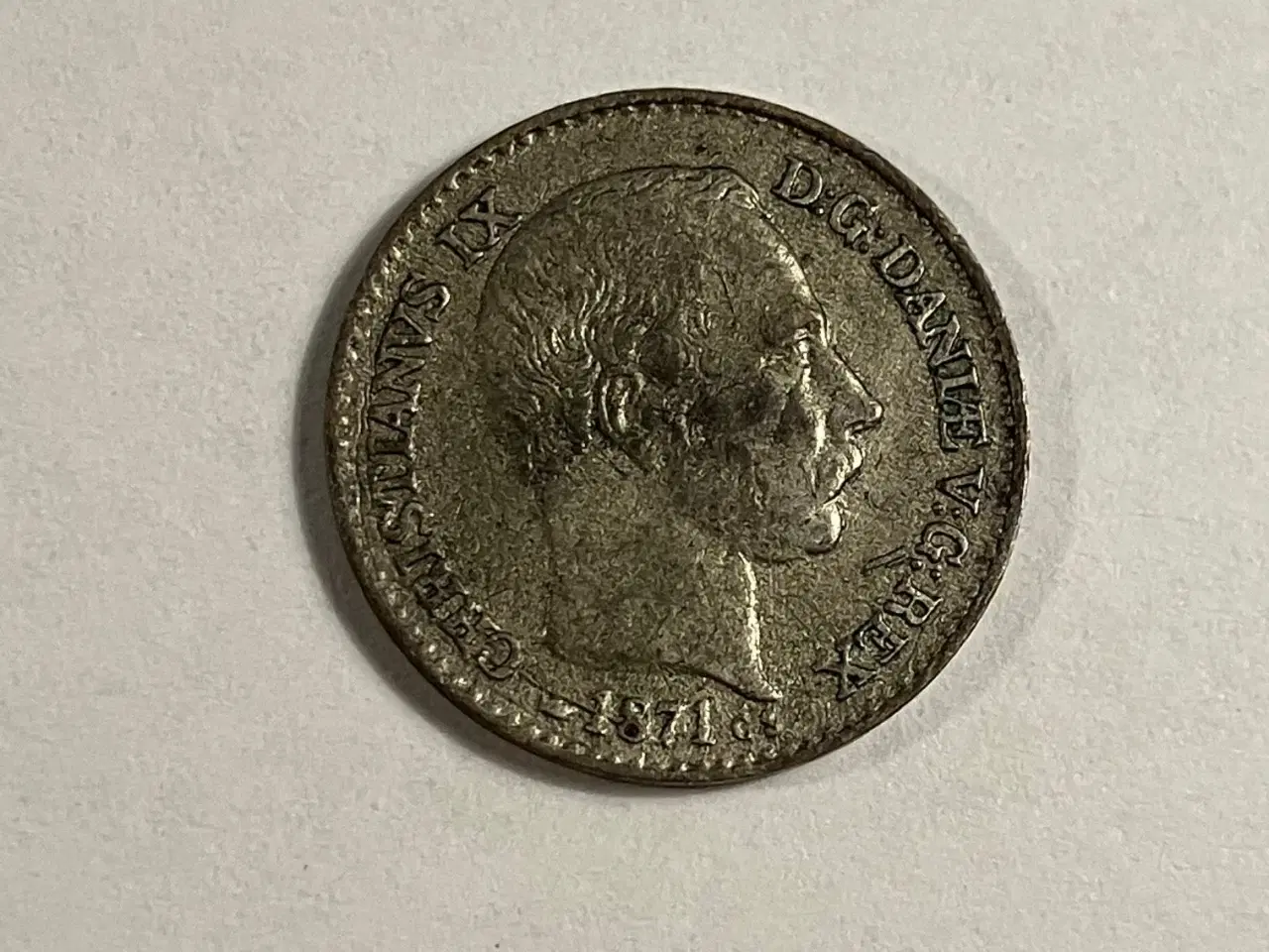 Billede 2 - 4 Skilling 1871 Danmark