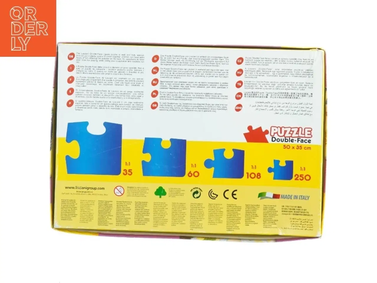 Billede 3 - Disney prinsesse puslespil fra Lisciani (str. 35 x 25 cm)