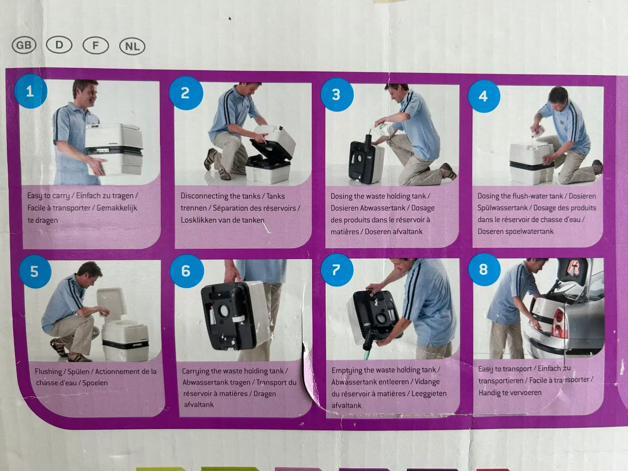 Billede 4 - Porta Porto 345 hvid/grå