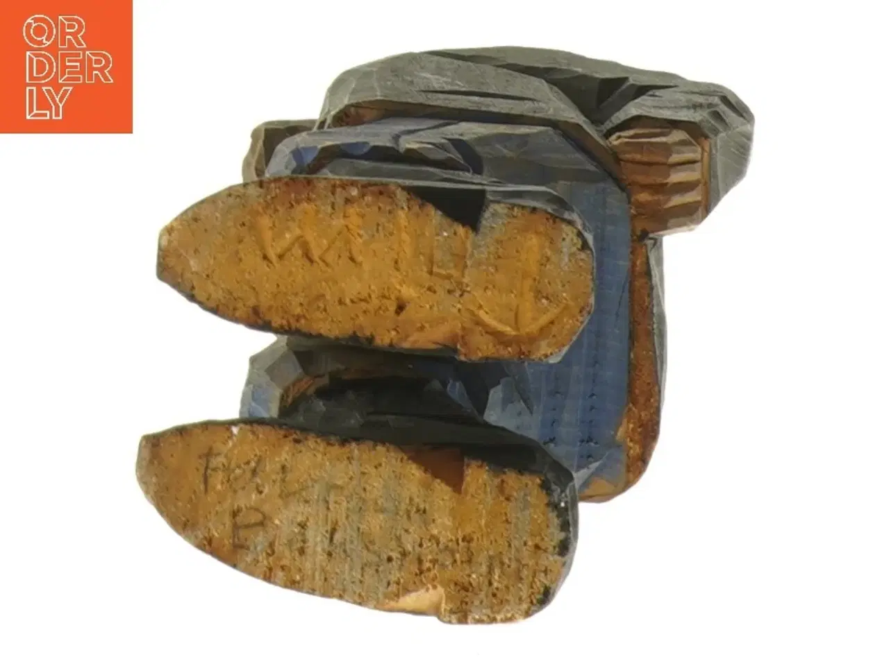 Billede 5 - Træfigur af mand (str. 21,5 cm)