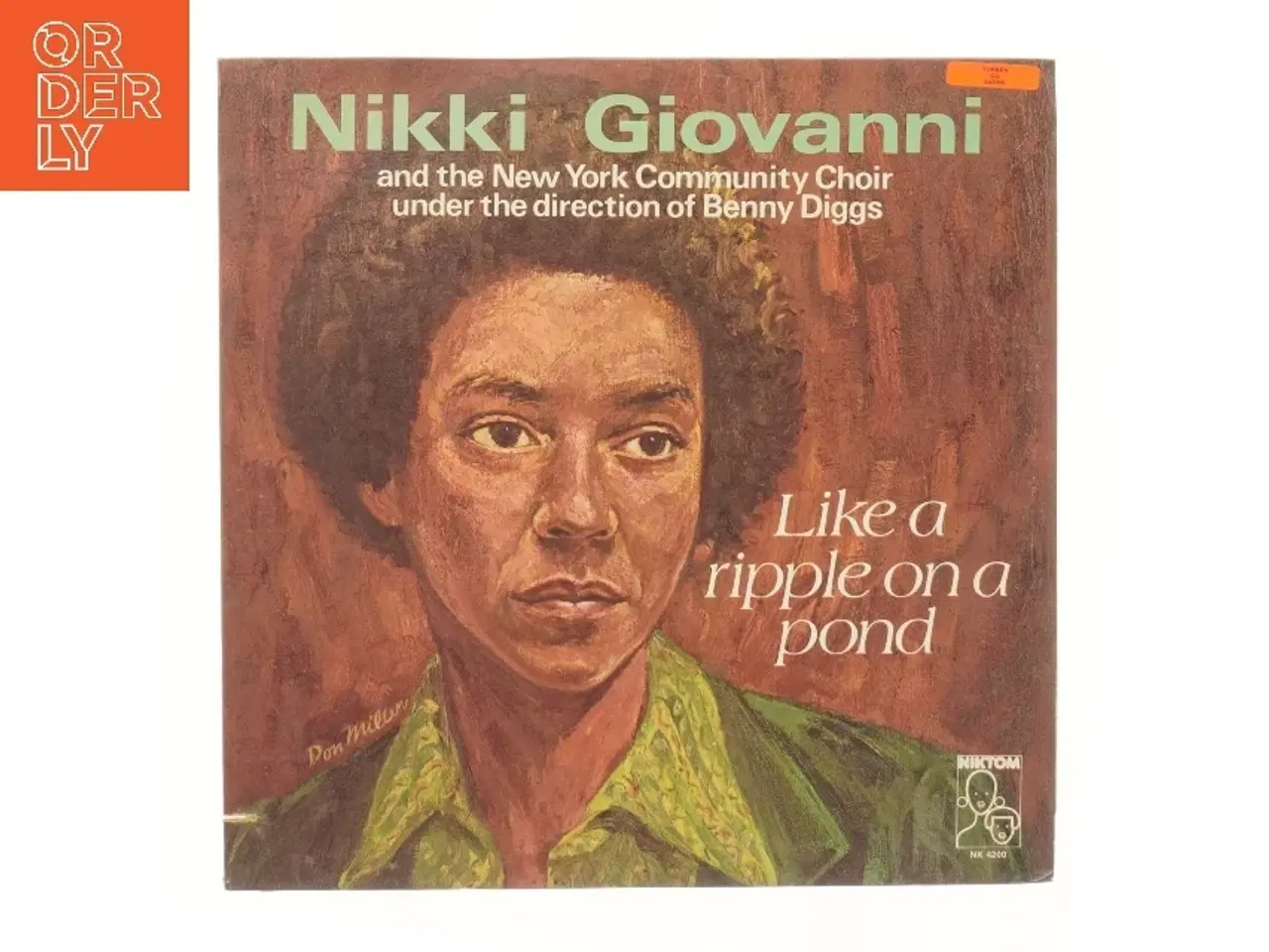 Billede 1 - Nikki Giovanni plade - Like a ripple on a pond fra NikTom Records