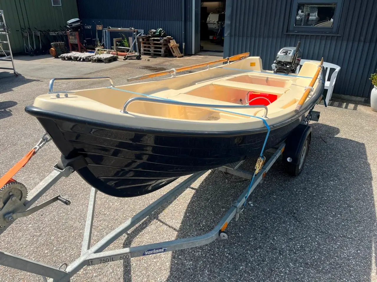Billede 3 - SeaExplorer 420 med 15hk Mariner og bådtrailer