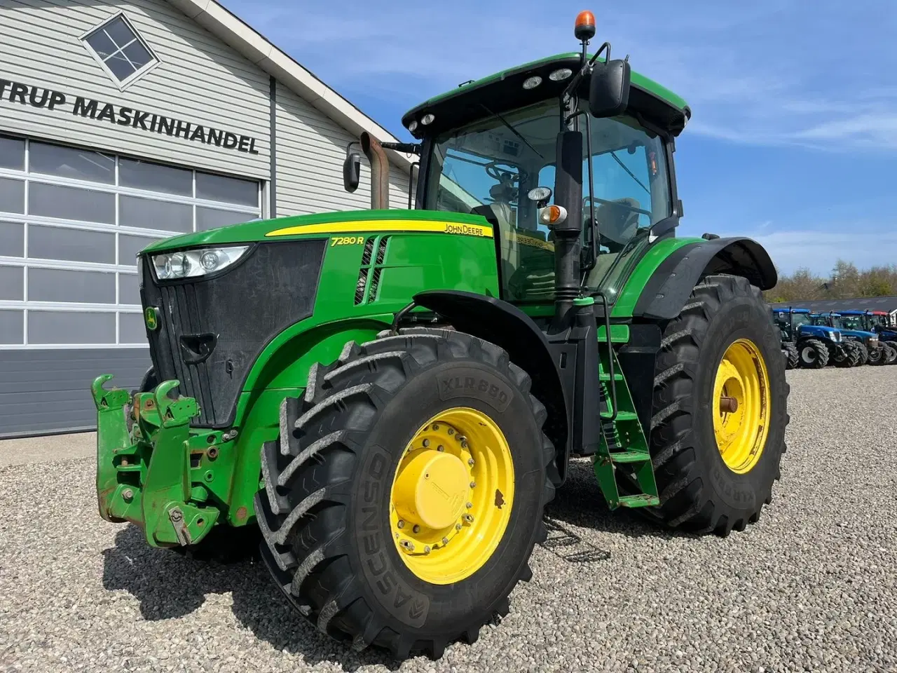 Billede 1 - John Deere 7280R Med næsten nye dæk på og frontlift.