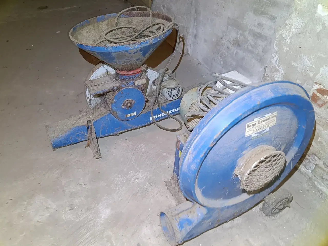 Billede 1 - Kongskilde TRL 75  med cellesluse og div. rør