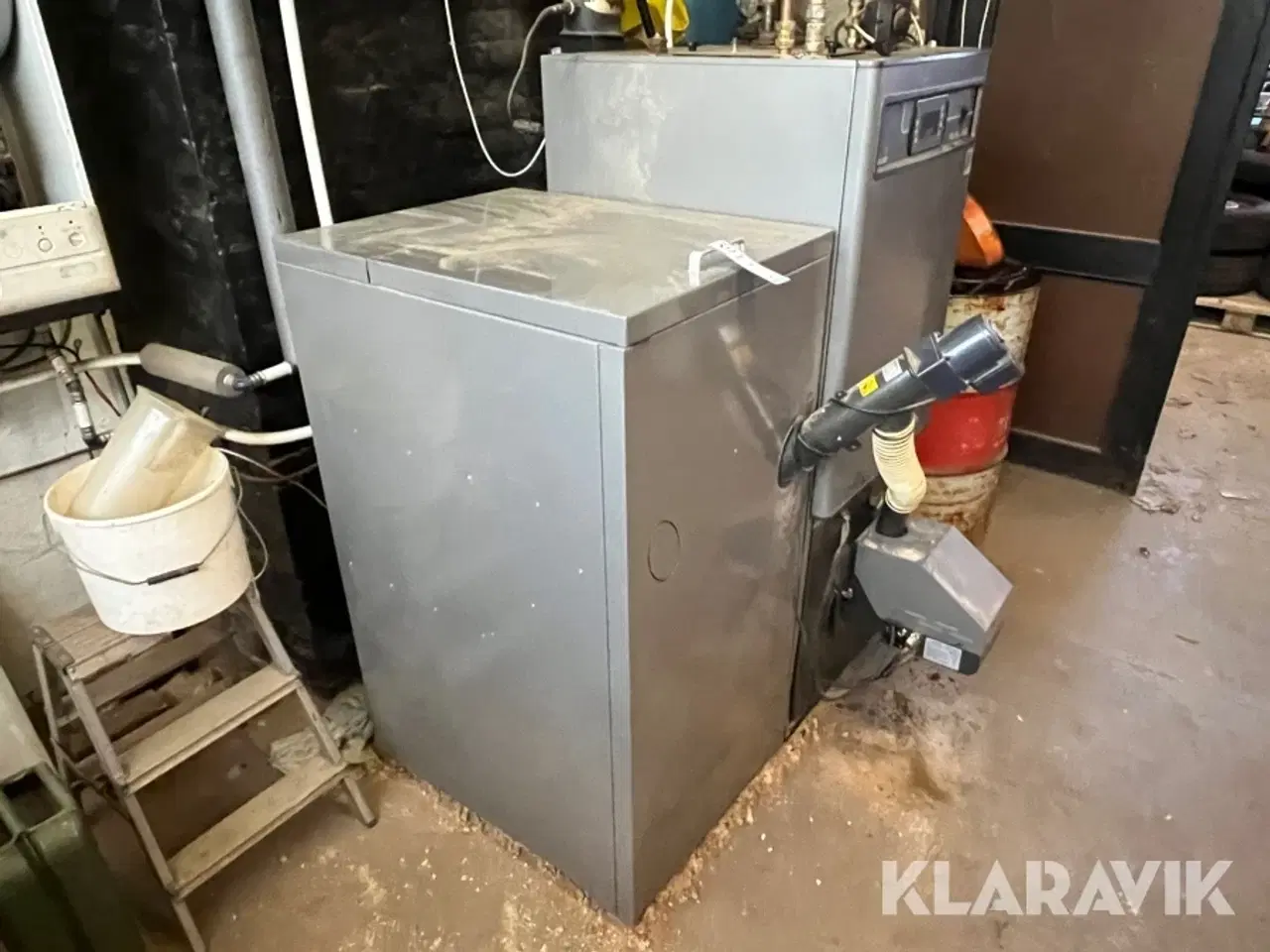 Billede 3 - Pillefyr Vølund Pellux 200E med 300 Liter magasin