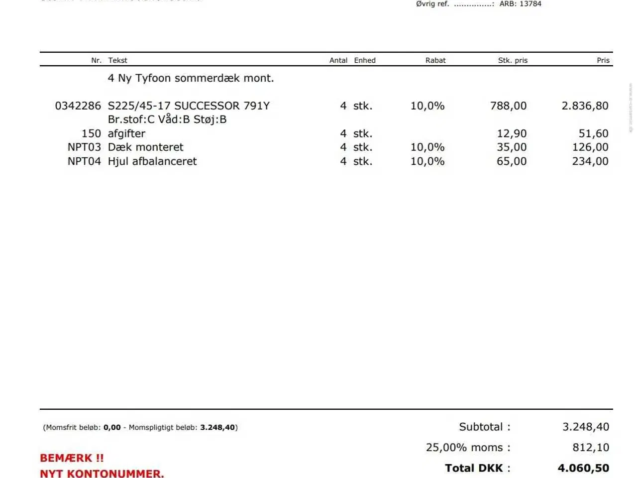 Billede 4 - 17" Sommerdæk 