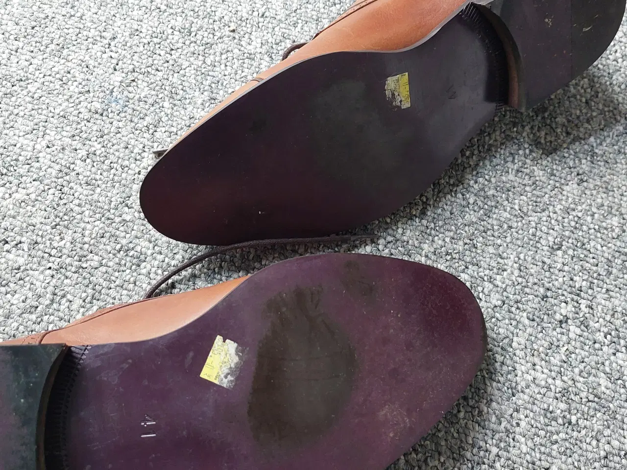 Billede 3 - elegant herre sko i lysebrun læder