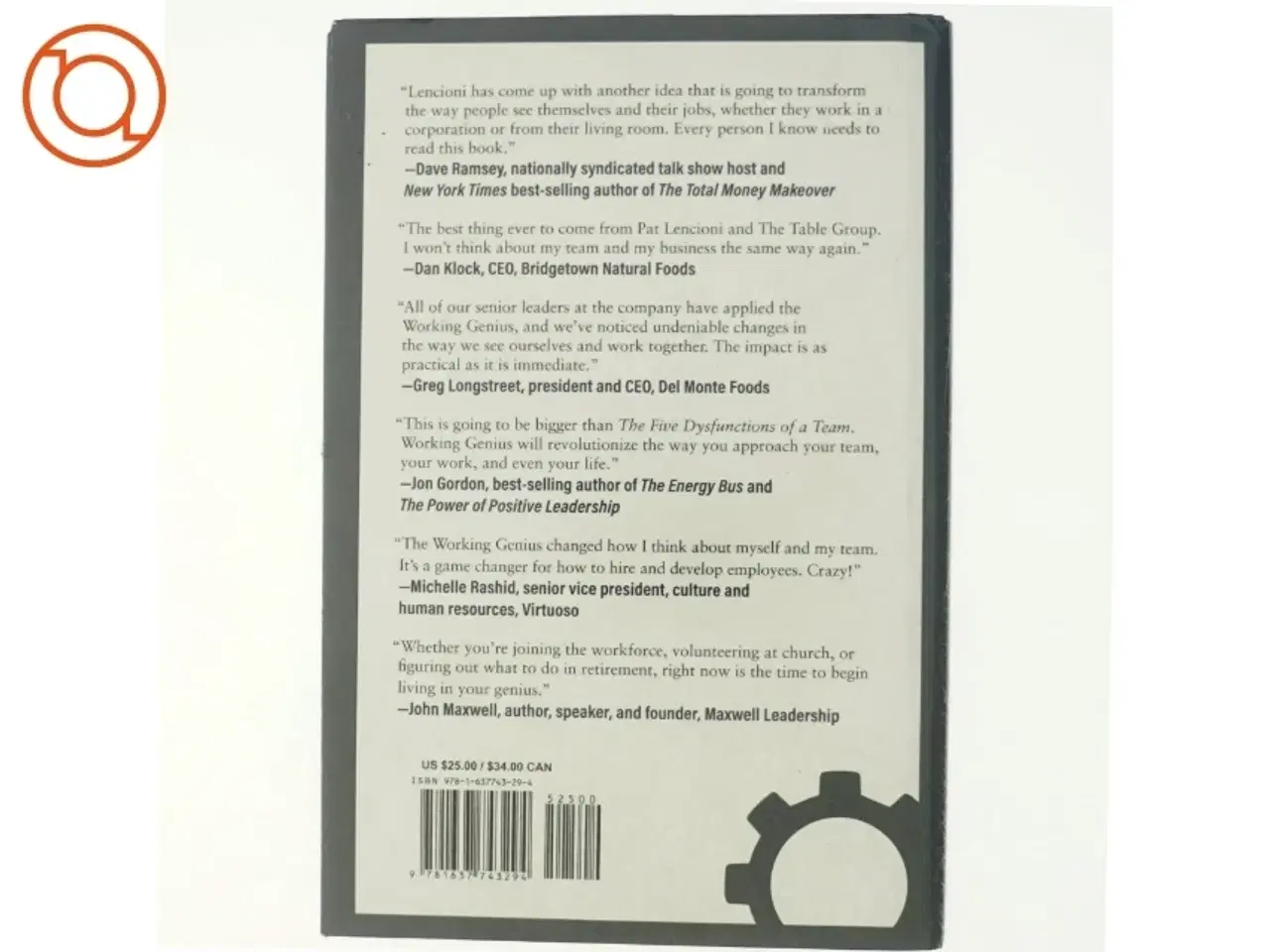 Billede 3 - The 6 types of working genius : a better way to understand your gifts, your frustrations, and your team af Patrick Lencioni (1965-) (Bog)