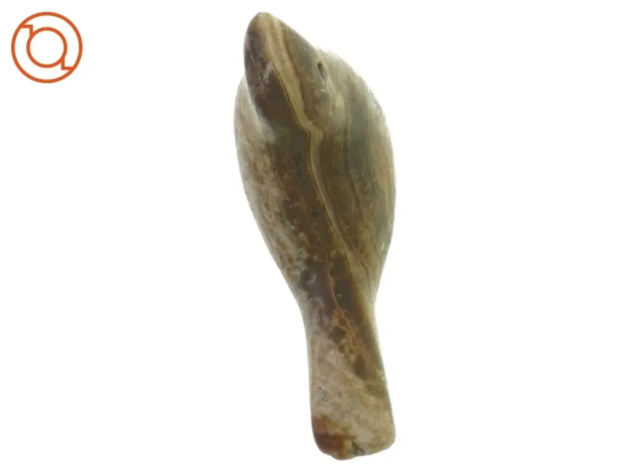Billede 3 - Antik Onyx Marmor Fugle figur (str. 14 x 7 x 4 cm)