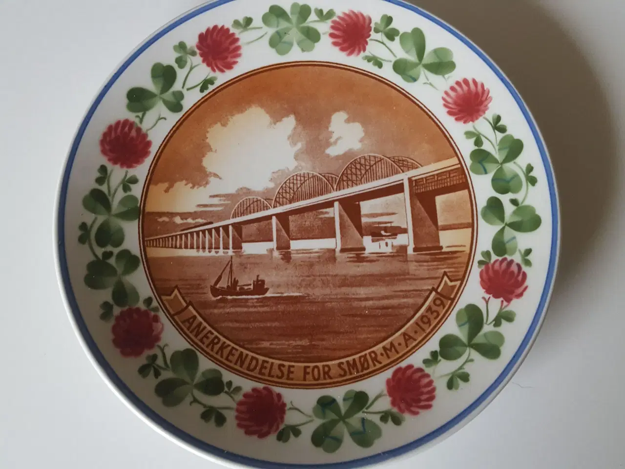 Billede 2 - Smør platter. Anerkendelse for smør 1939