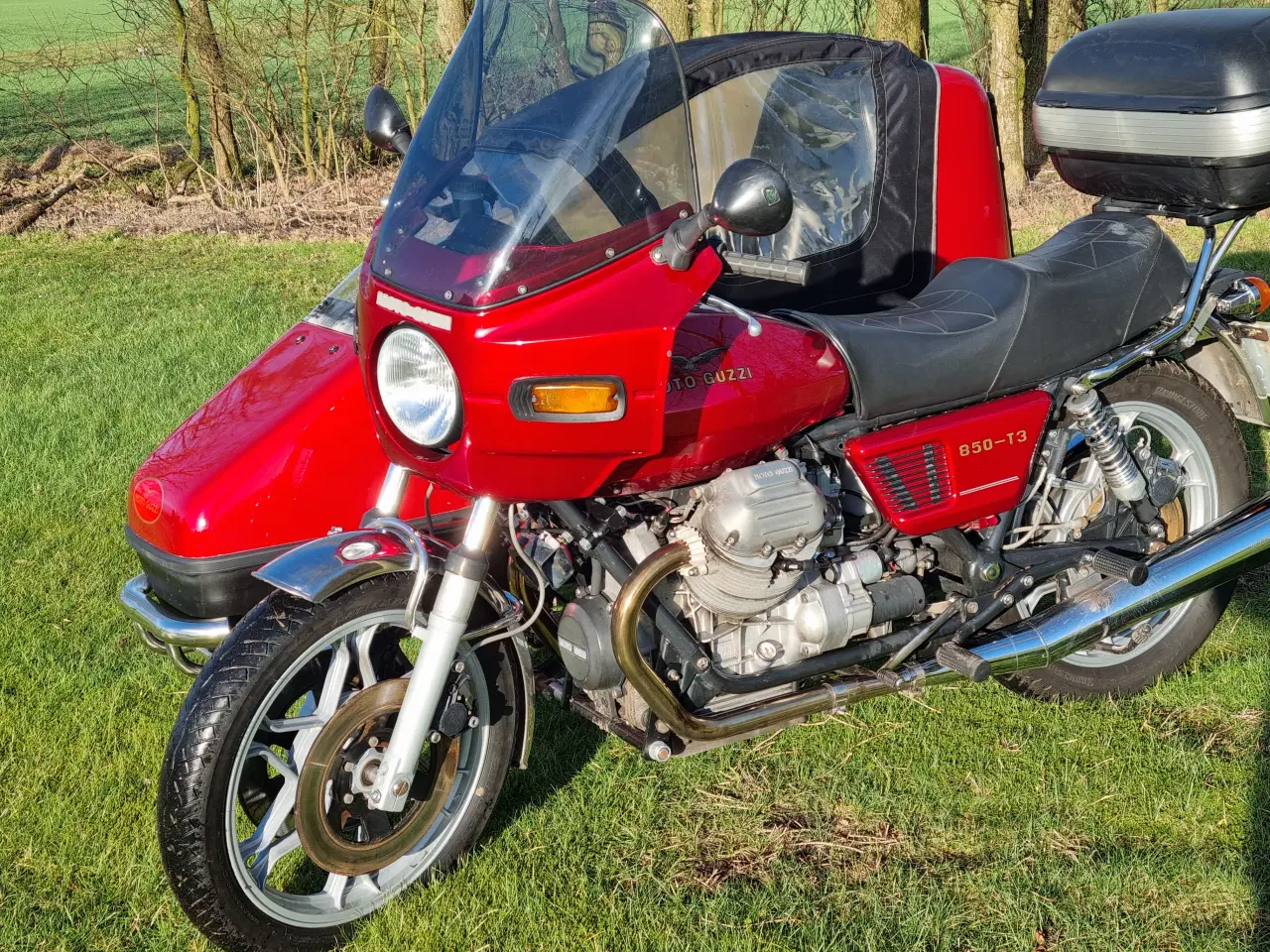 Billede 1 - Moto Guzzi 850 t3 med sidevogn 