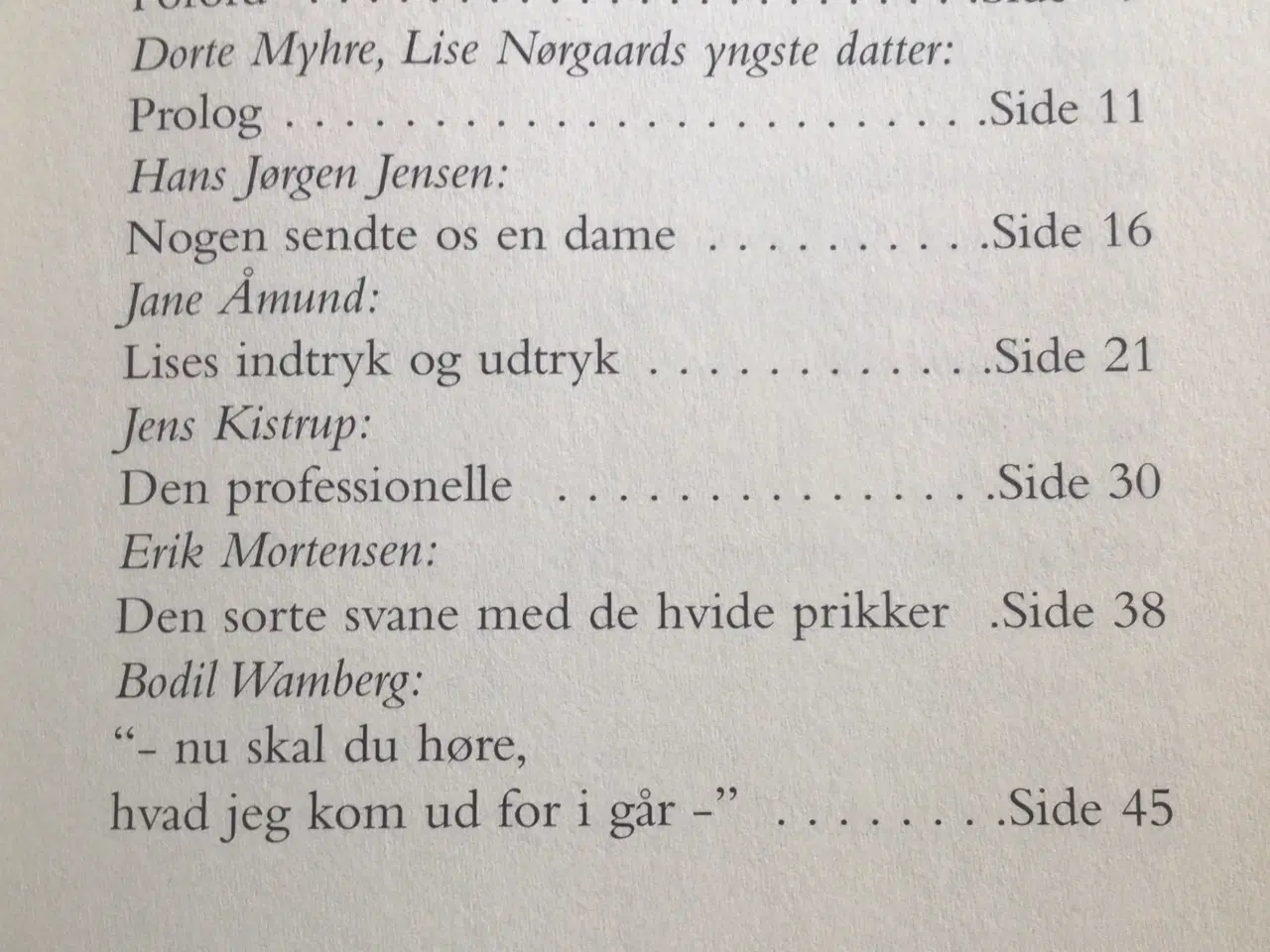 Billede 5 - Kære Lise - Lise Nørgaard