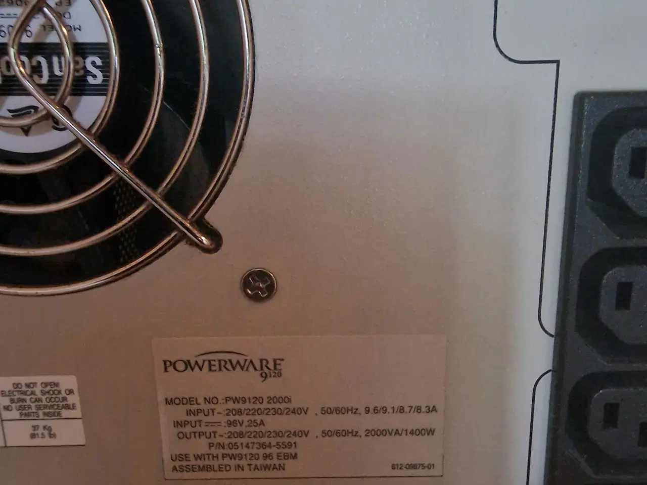 Billede 2 - Powerware 9120 UPS