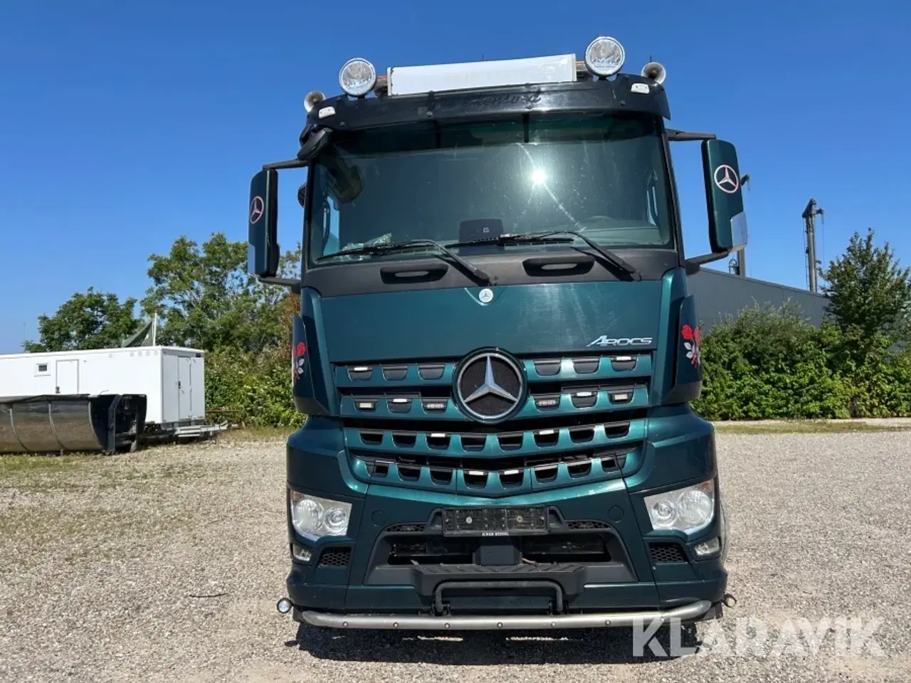 Billede 7 - Lastbil med wirehejs og kran Mercedes Arocs 8x4