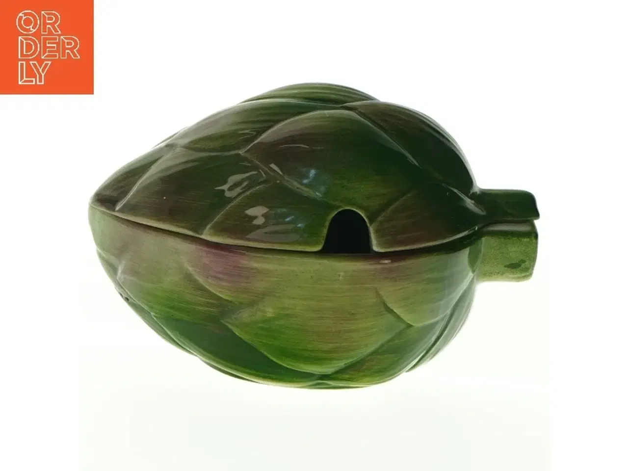 Billede 6 - Keramikskål formet som en artiskok (str. 14 x. 10 cm)