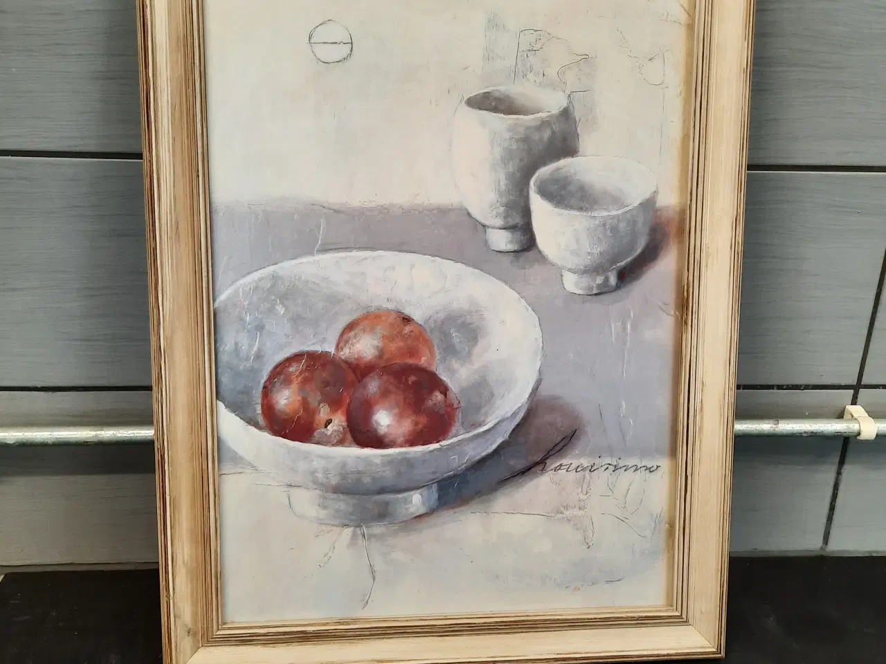 Billede 1 - Maleri/tryk 56 x 75 cm