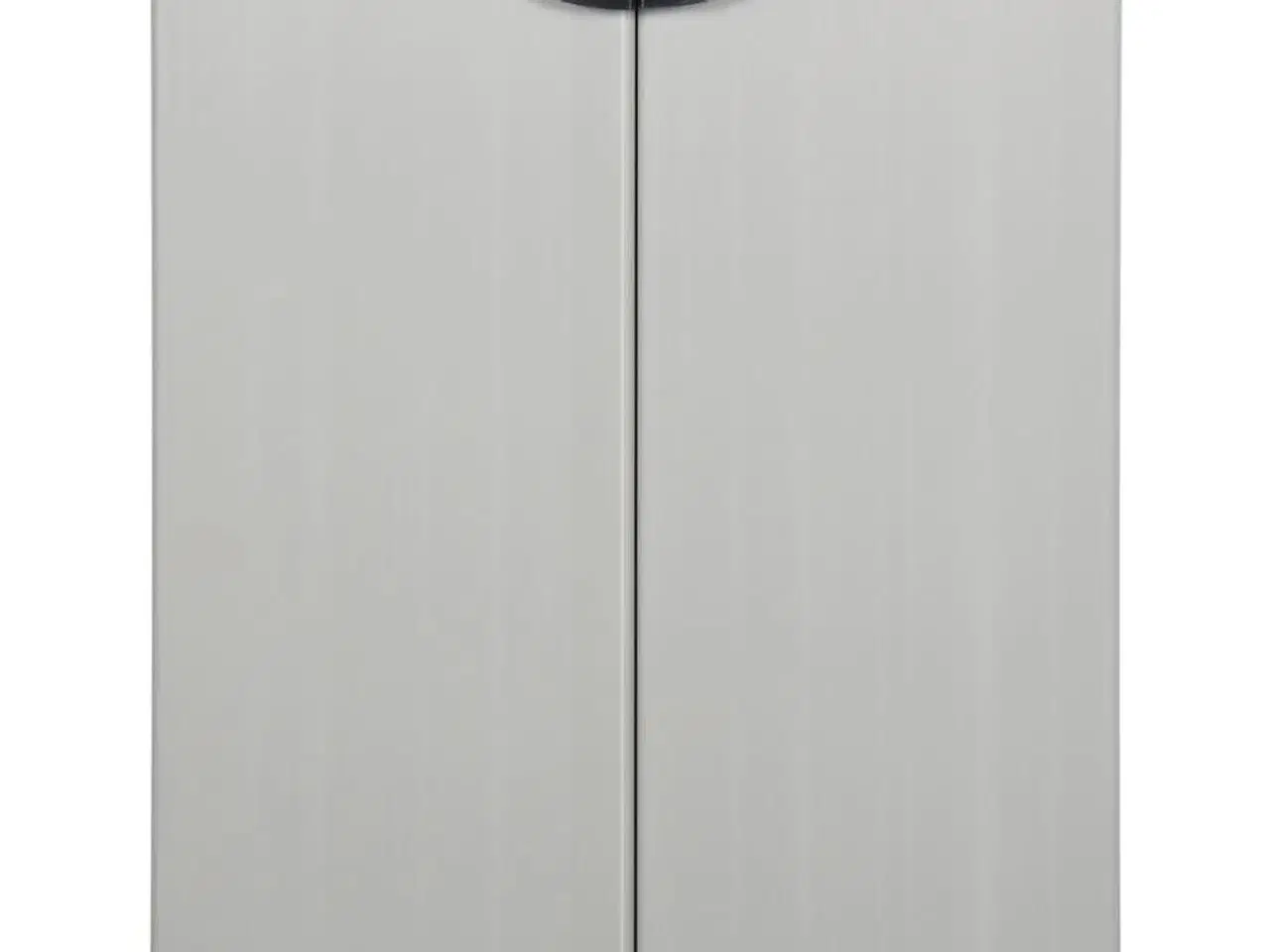 Billede 2 - Opbevaringsskab til haven 68x40x85 cm 1 hylde grå og sort