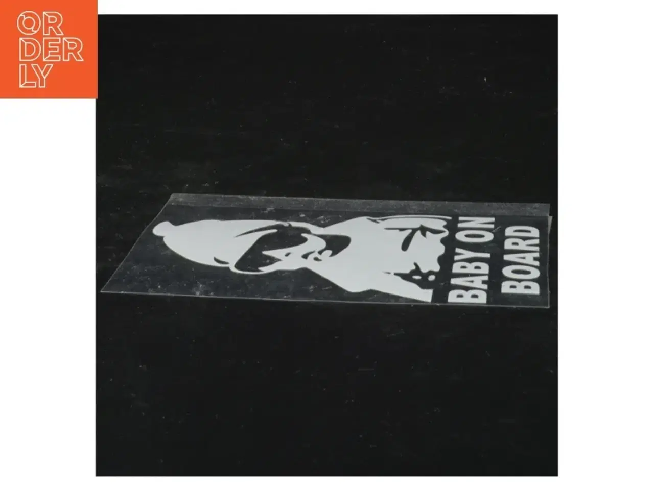 Billede 2 - Baby on Board sticker (str. 15x11 cm)