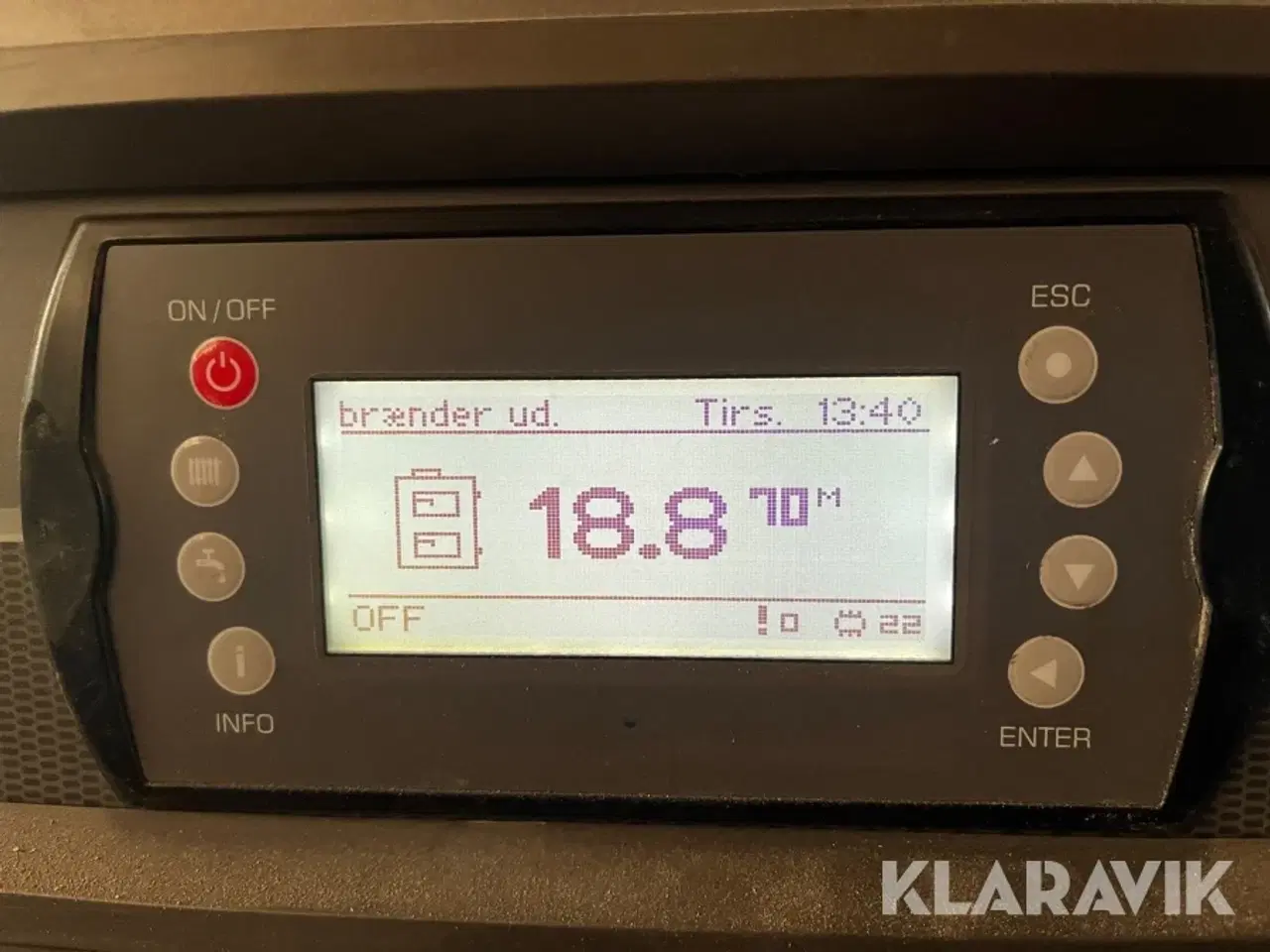 Billede 6 - Pillefyr Vølund Pellux 200E med 300 Liter magasin
