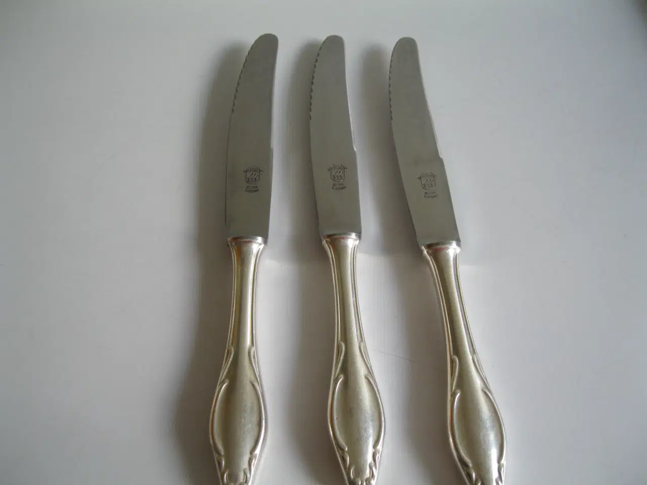 Billede 1 - Mozart sølvplet knive 21 cm
