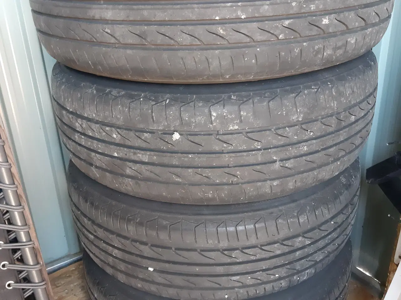 Billede 1 - Sommerdæk på stålfælge