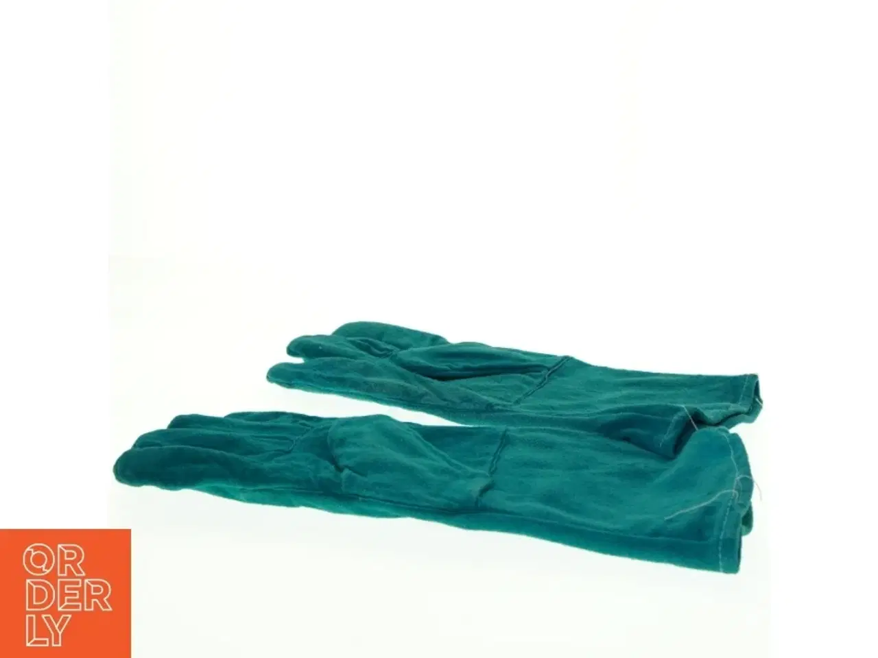 Billede 4 - Grønne varmeisolerende Grill handsker i Ruskind (str. 33 x 17 cm)