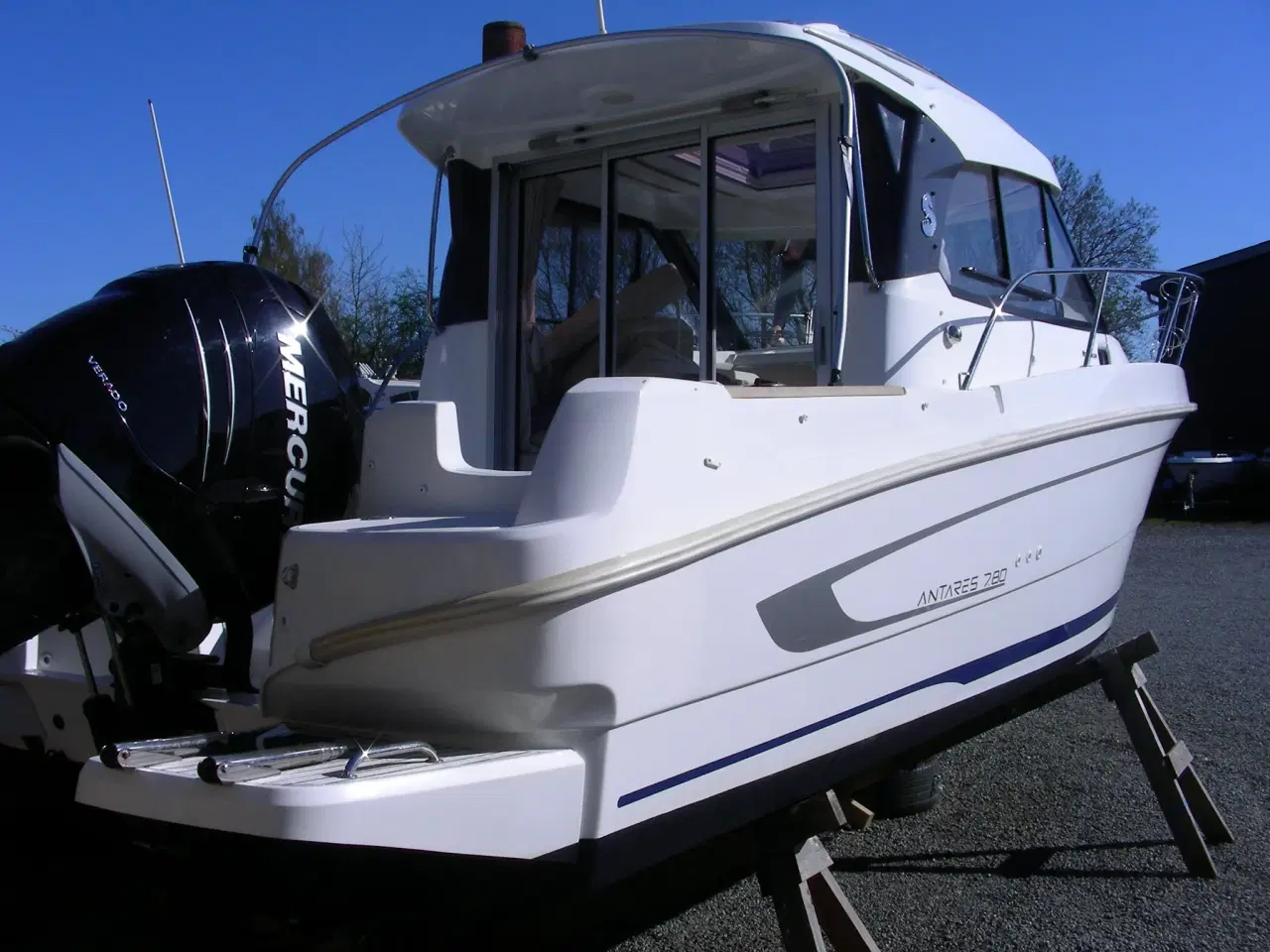 Billede 2 - m Mercury F250 Verado & 3500 kg Brenderup trailer