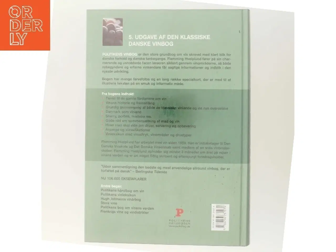 Billede 3 - Politikens vinbog af Flemming Hvelplund (Bog)