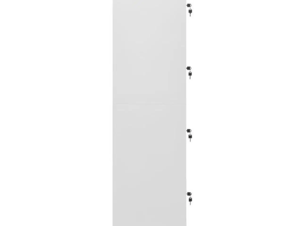 Billede 4 - Lockerskab med fire rum 38x45x180 cm