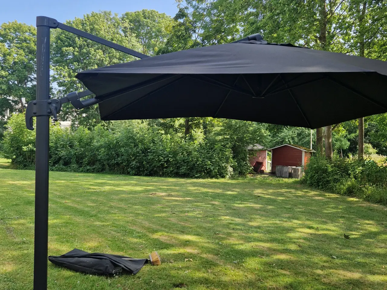 Billede 5 - Hængeparasol sort 3x3m