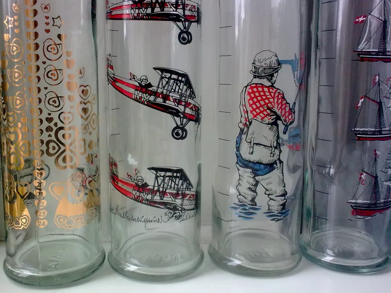 Billede 10 - Julekalender Holmegaard snapseflaske DIY VARIANTER