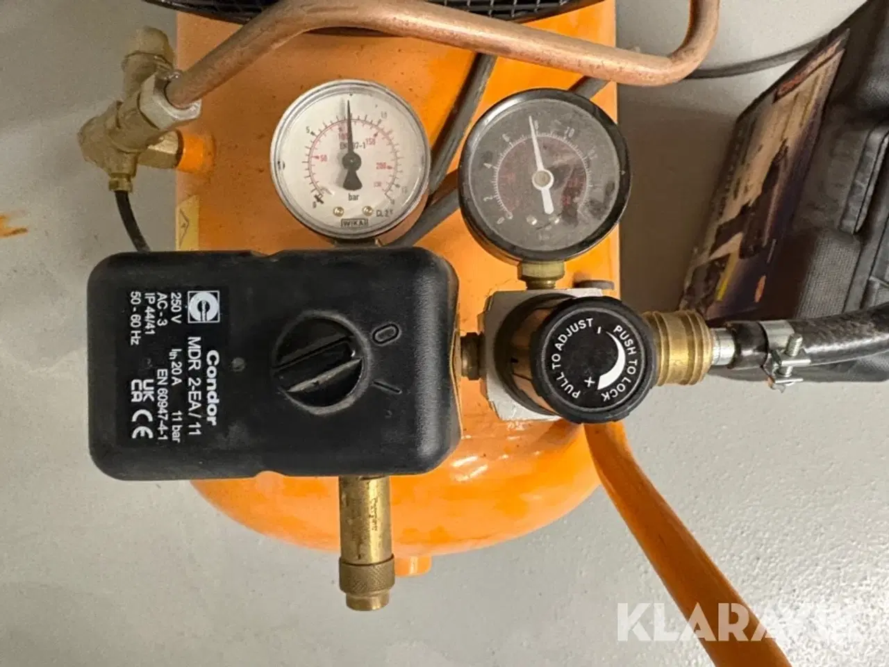 Billede 8 - Kompressor Kaeser Classic 460/50w med slangeoprul, luftnøgle og ledningsoprul.