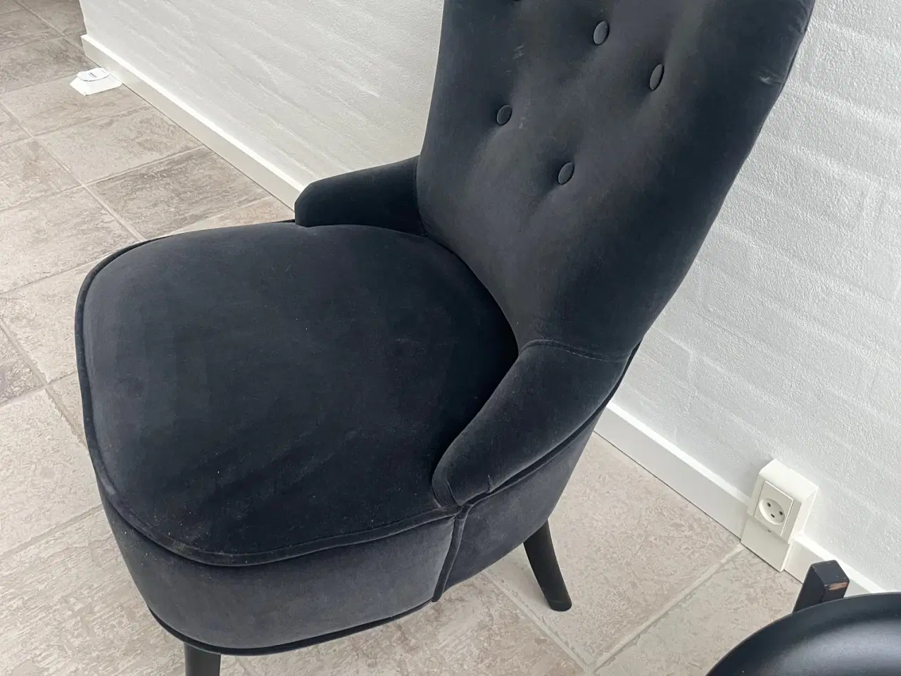 Billede 3 - Koksgrå lænestol, flot og elegant