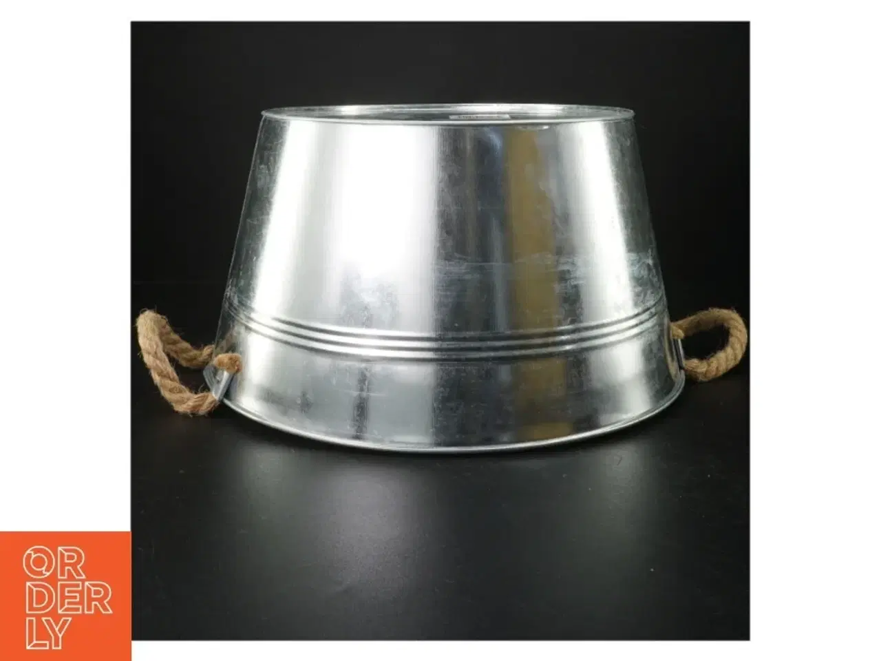 Billede 2 - Metal Spand (str. H. 17 cm. ø. 32 cm)